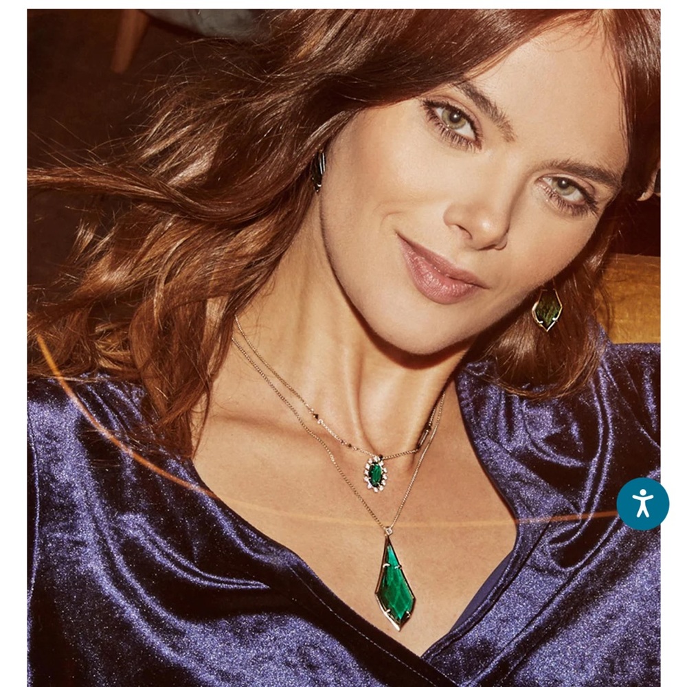 Kendra Scott Necklace Aqua Apatite